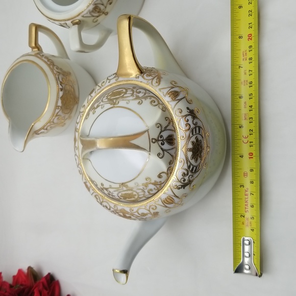 Noritake Christmas Ball Tea Set - Picture 6 of 16